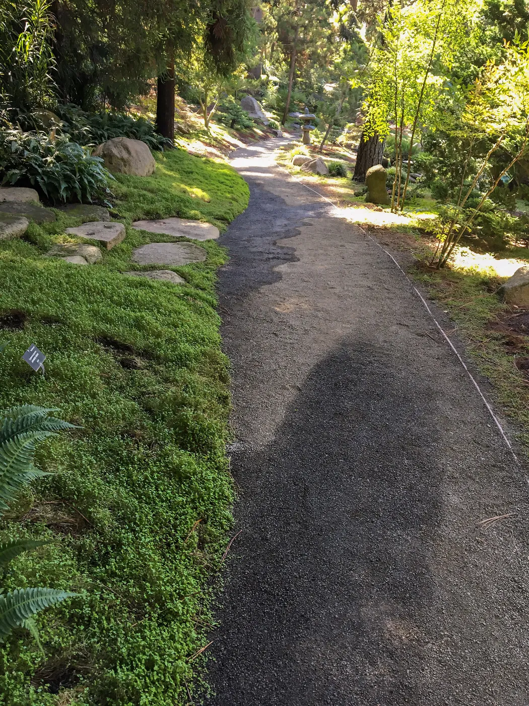 Path treatment at Lotusland