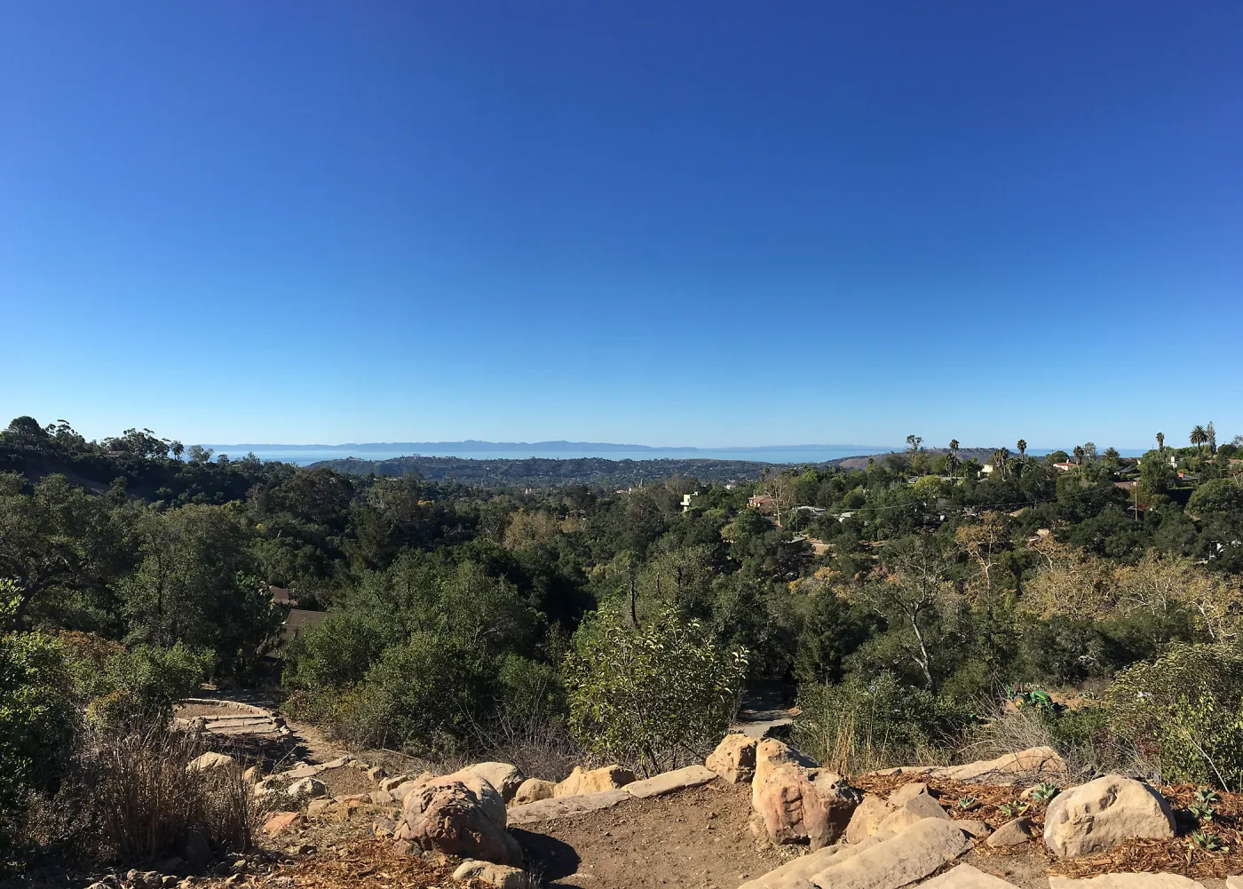 View of Channel Islands from south end of Island View Garden