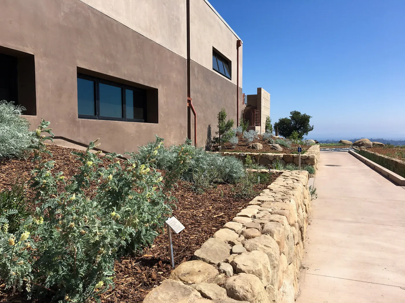 West side of Pritzlaff Conservation Center showng rare plant display