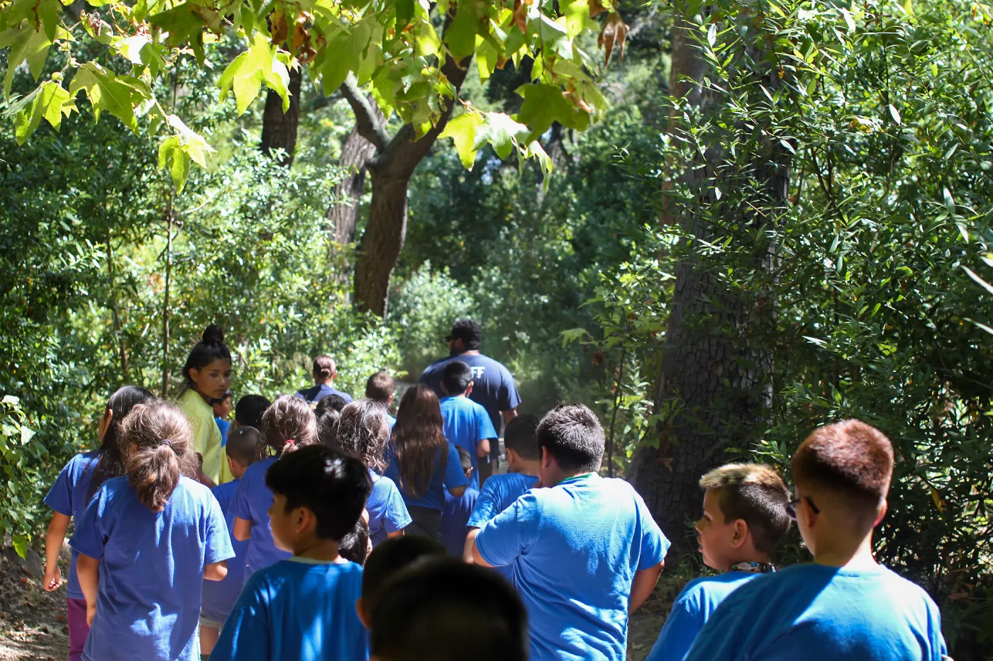 Boys and Girls Club visit to the Garden