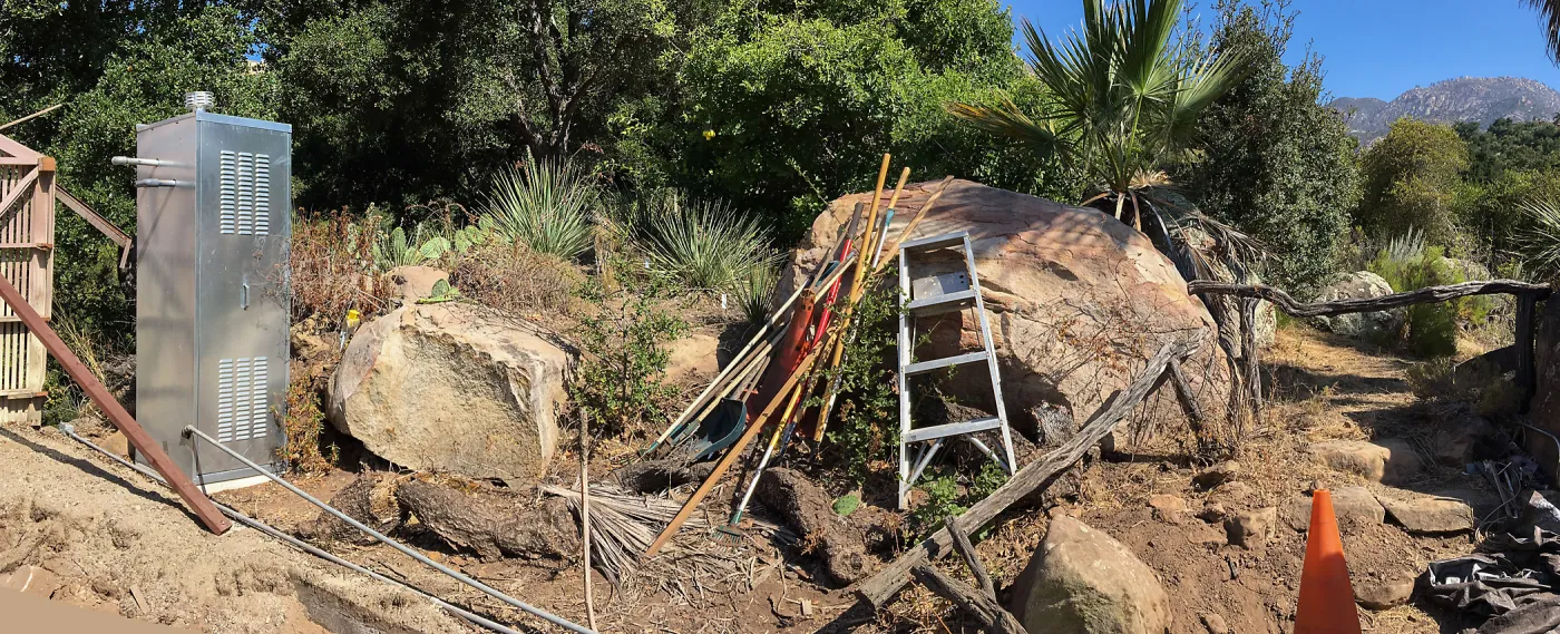 Repair of Garden Growers Lath House