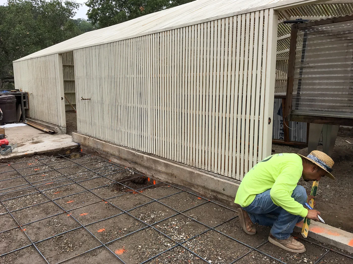 New patio construction, Garden Growers Nursery