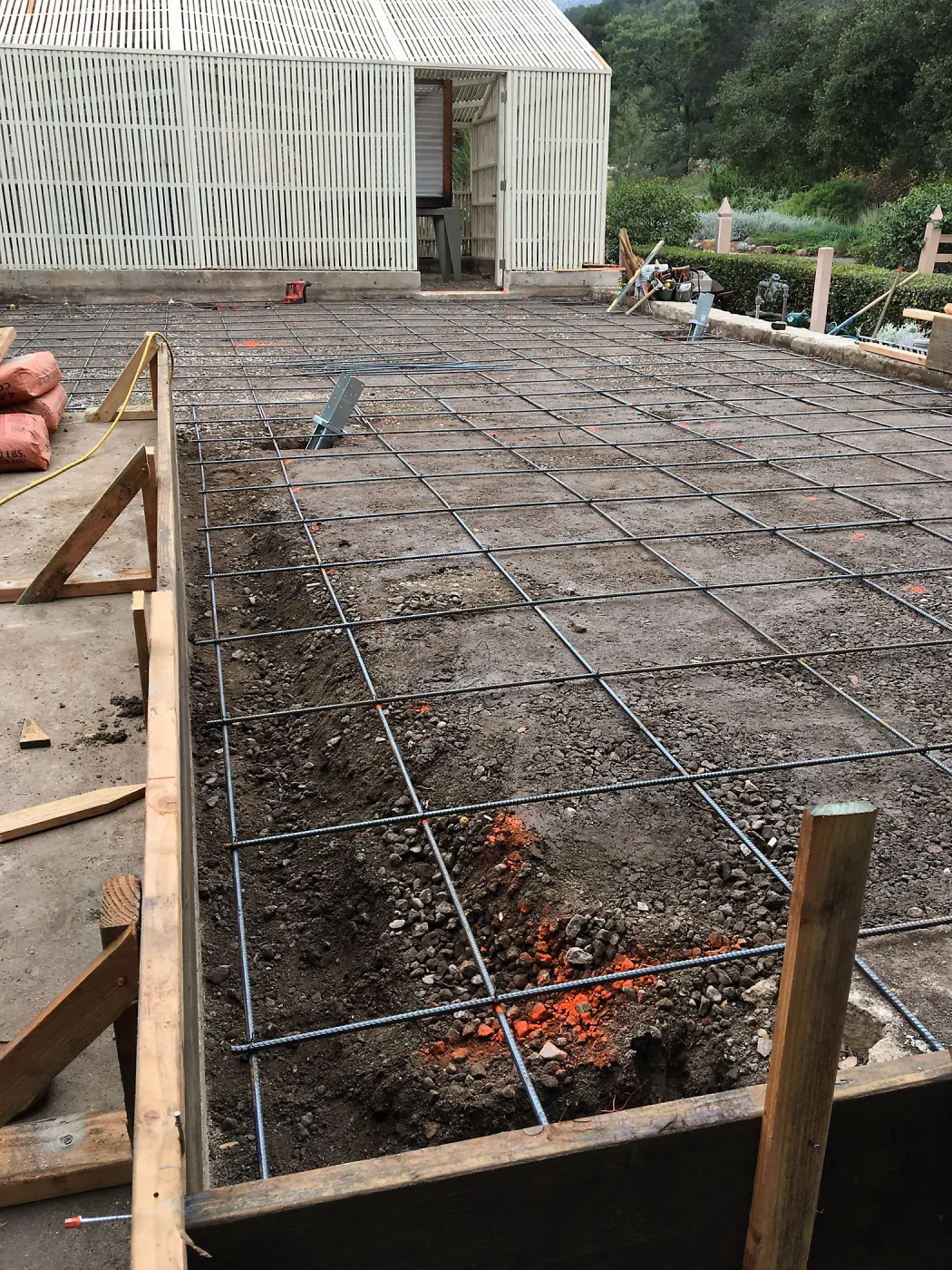 New patio construction, Garden Growers Nursery