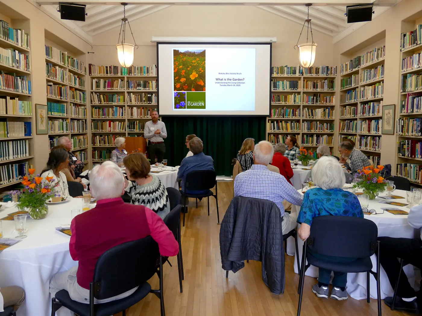 Joe Rothleutner speaking at the 2020 Blaksley Bliss Brunch