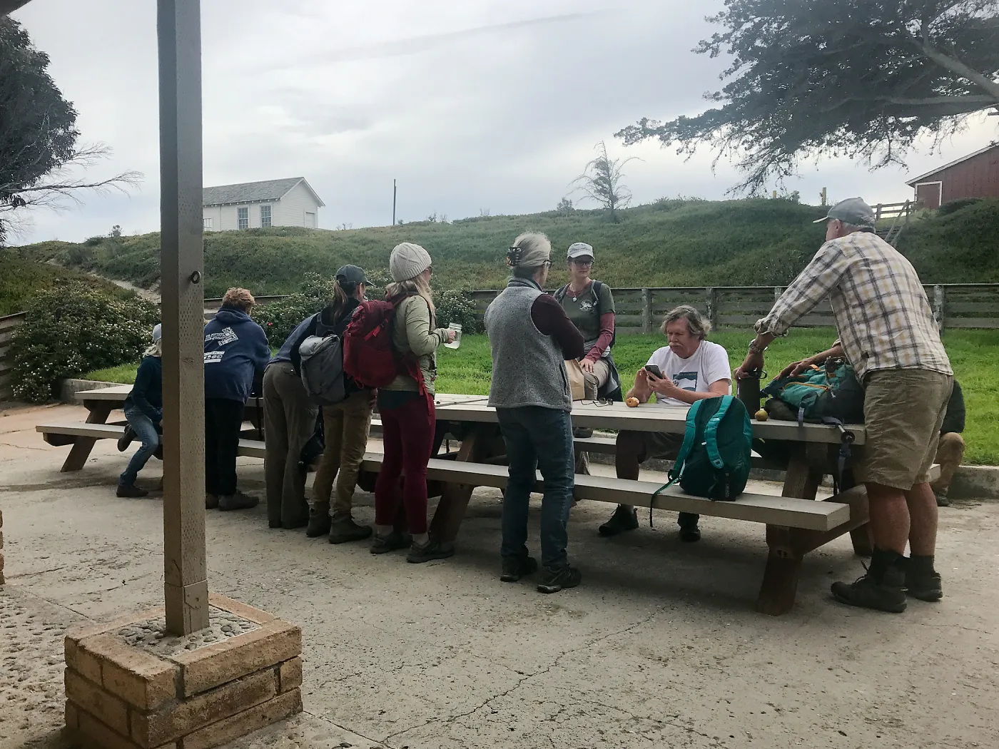 Santa Rosa Island Research Station Lodge Picnic Table