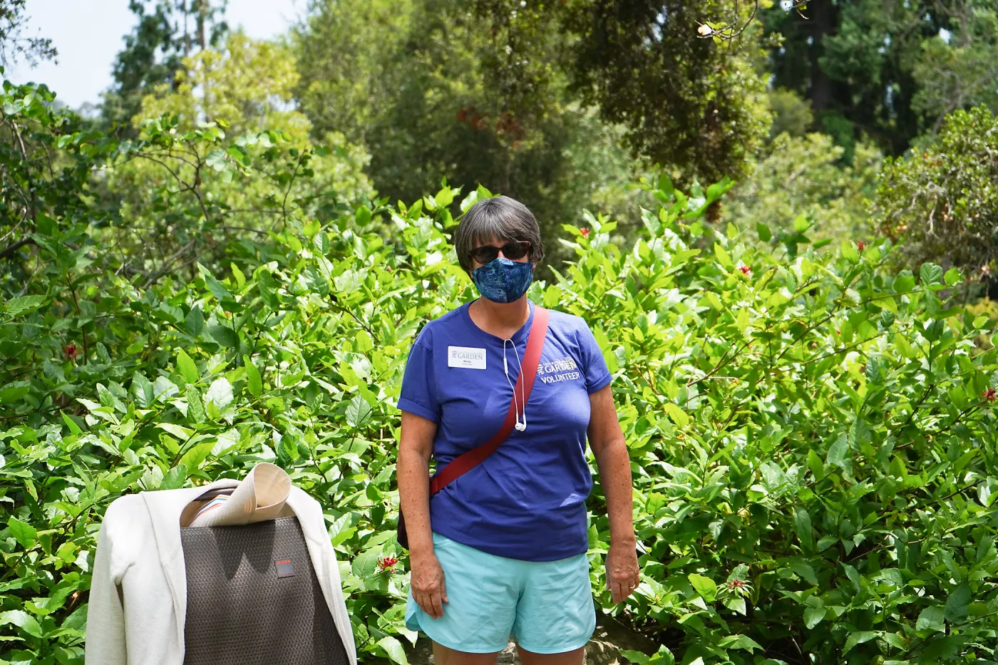Volunteer Trail Guide, First day of limited reopening to members, after COVID-19 pandemic closure