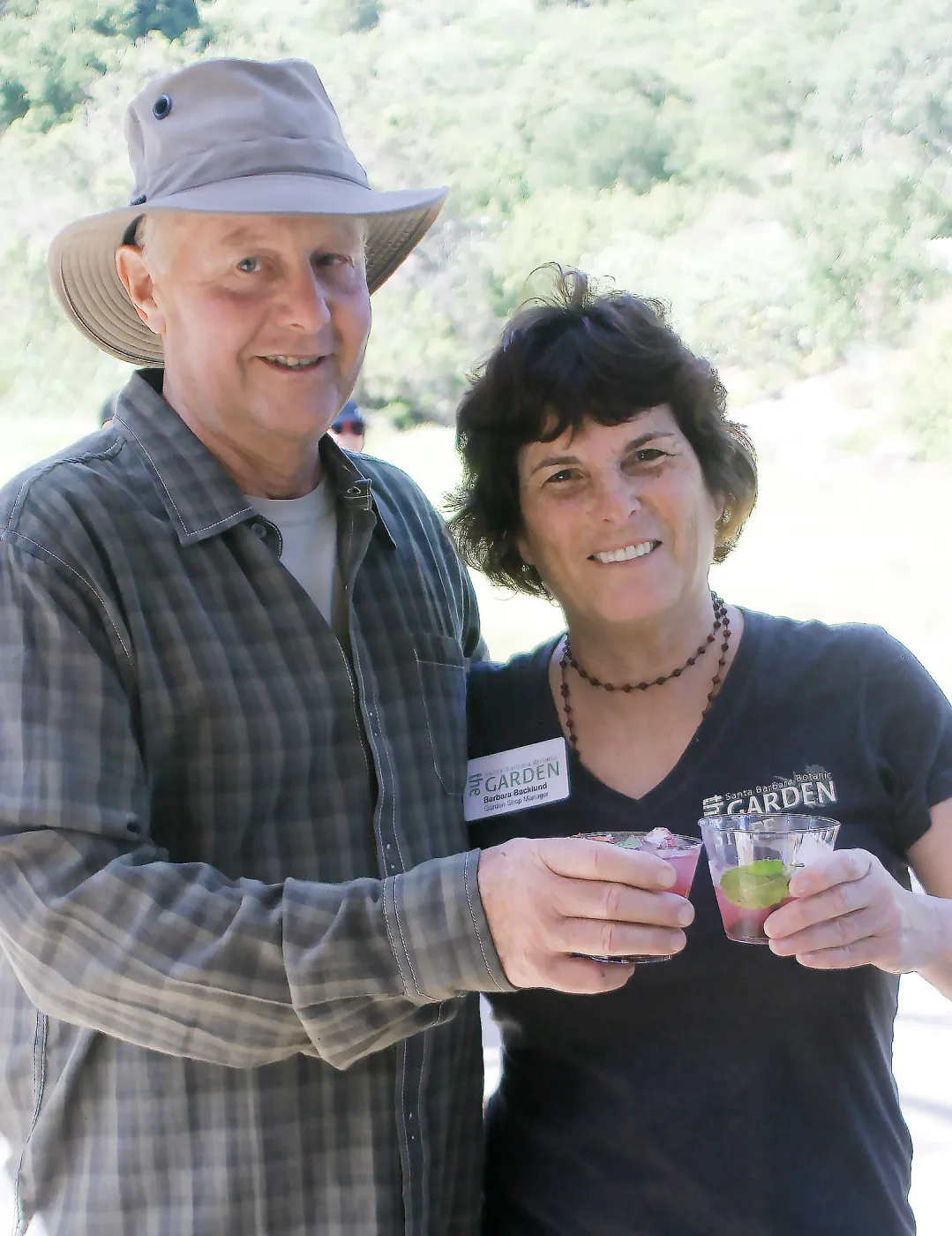 Dave Kershaw and Barbara Backlund, Santa Barbara Botanic Garden Casitas Opening