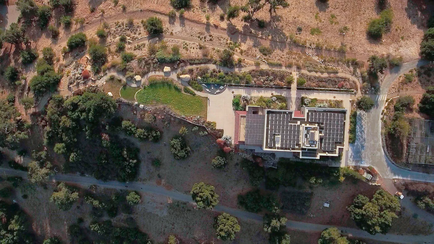 Island View Garden and Pritzlaff Conservation Center aerial view