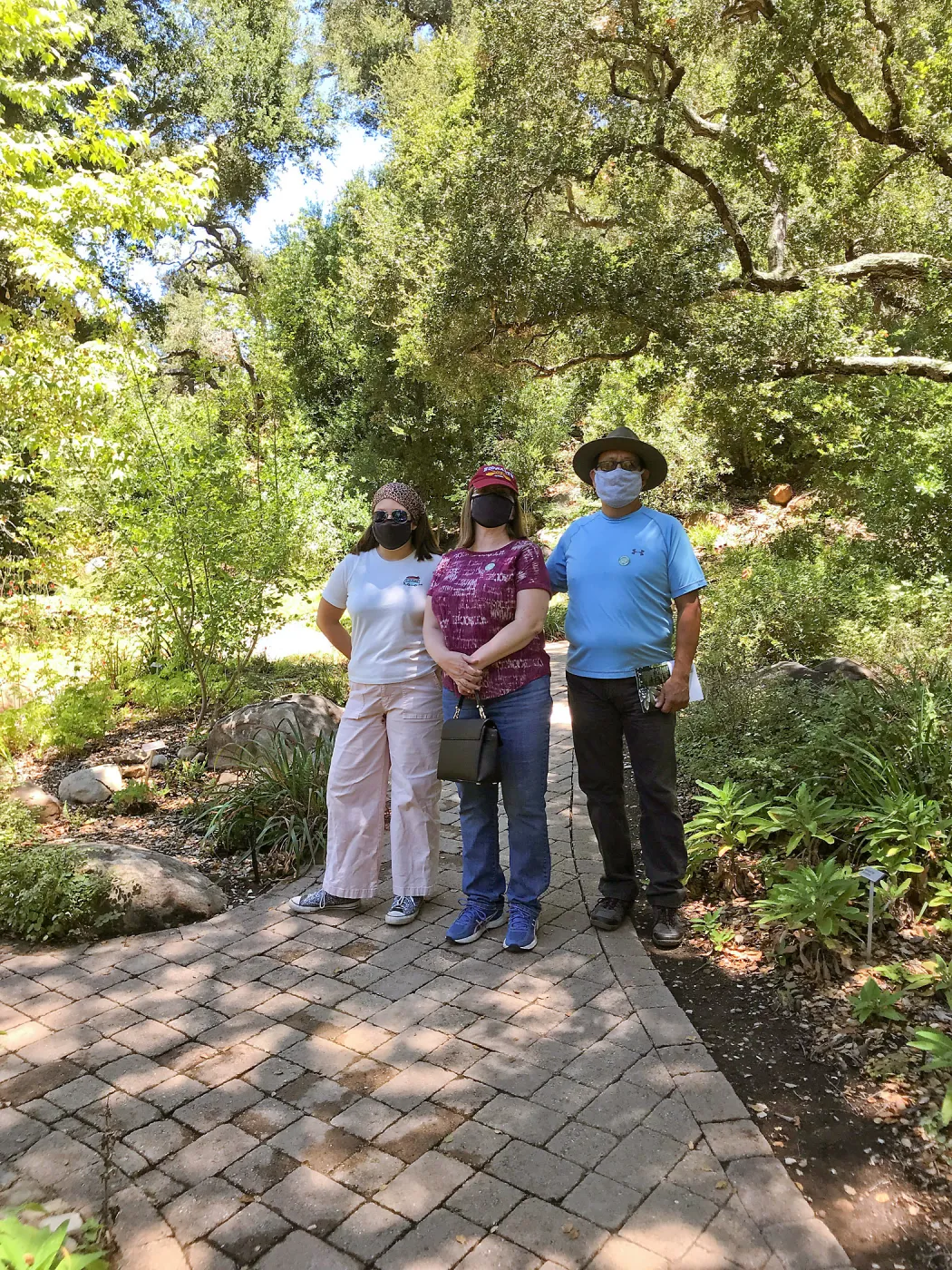 Garden visitors at reopening