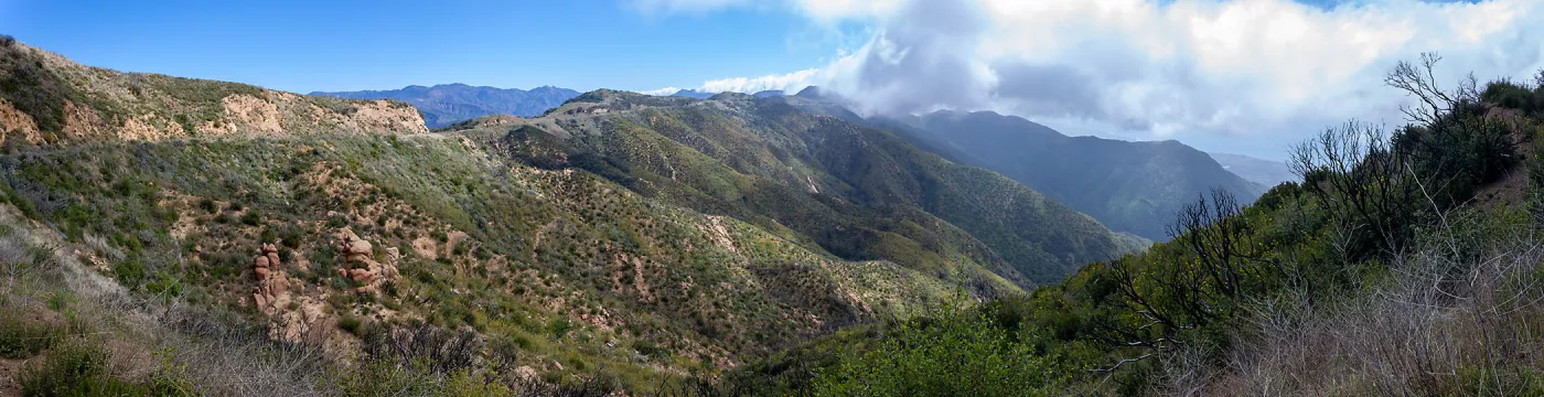 Post-burn slopes along the front country of Santa Barbara and Montecito, East Camino Cielo Rd, Santa Barbara, CA, Thomas Fire Survey - Mapping Recovery project
