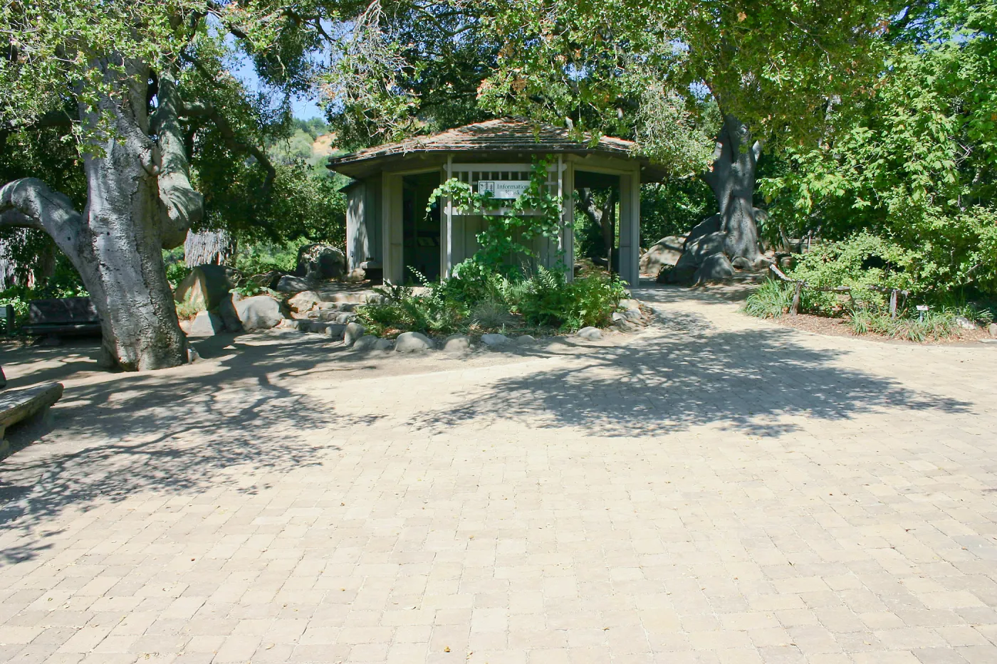 East side of Information Kiosk
