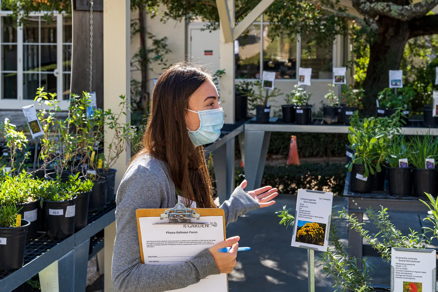 Face Coverings in the Garden