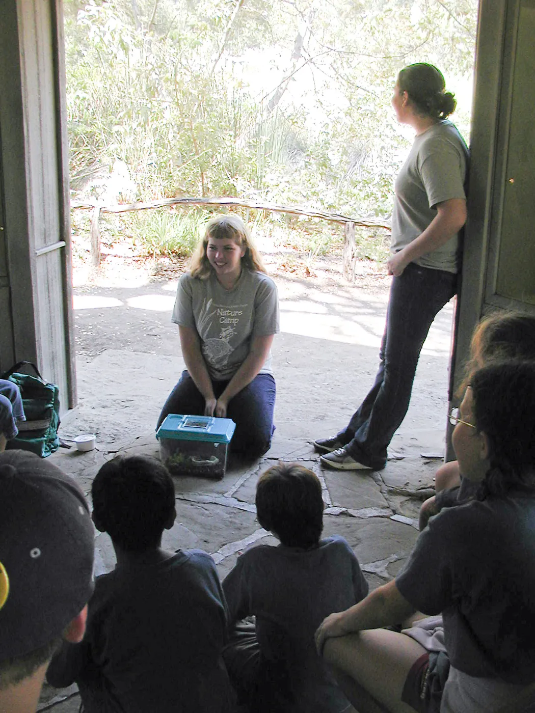 Summer Camp 2003, amphibian demonstration