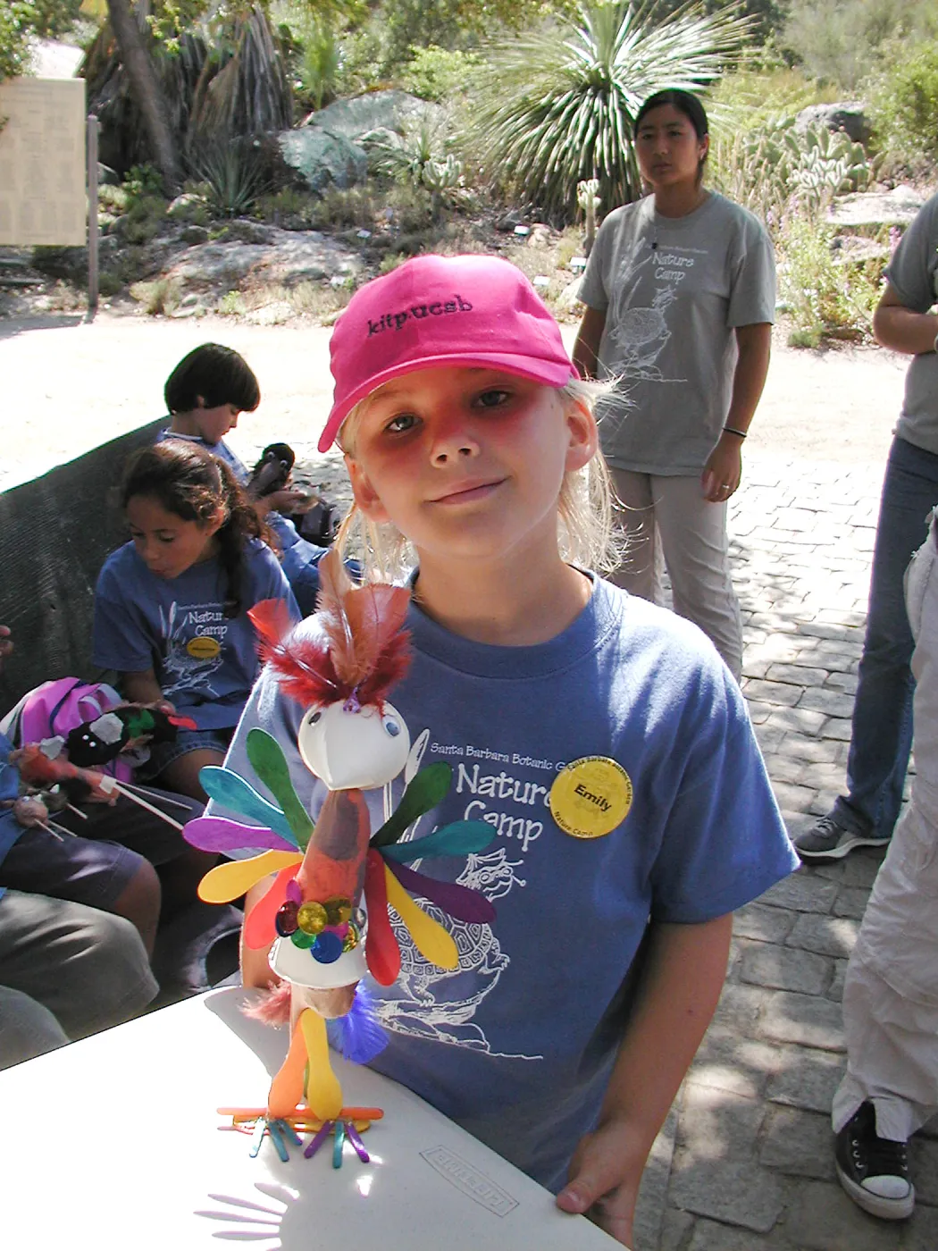 Summer Camp 2003, camper with junk bird