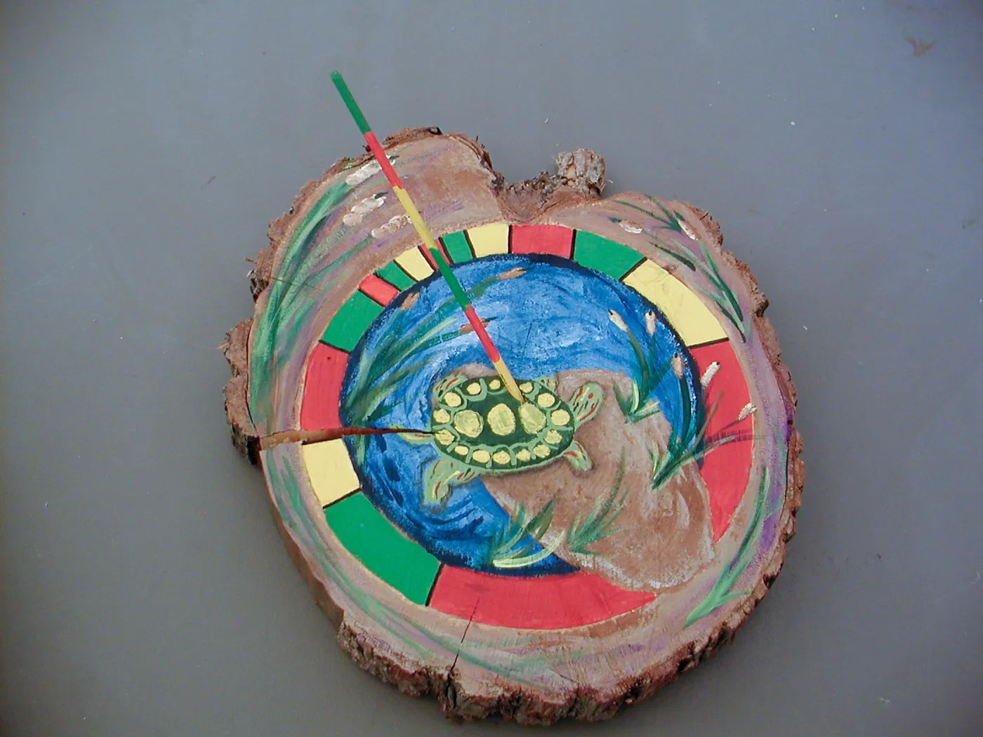 Summer Camp 2003, turtle sundial