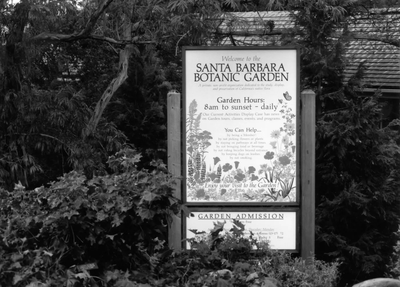 Welcome and Admission Sign