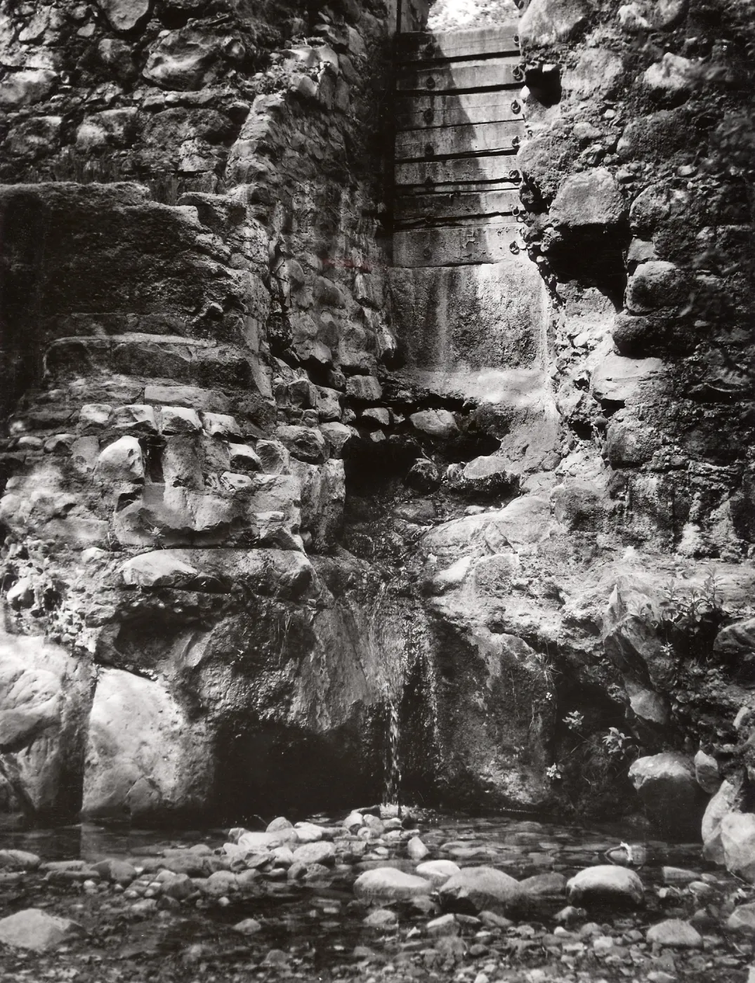 waterfall, Mission Dam