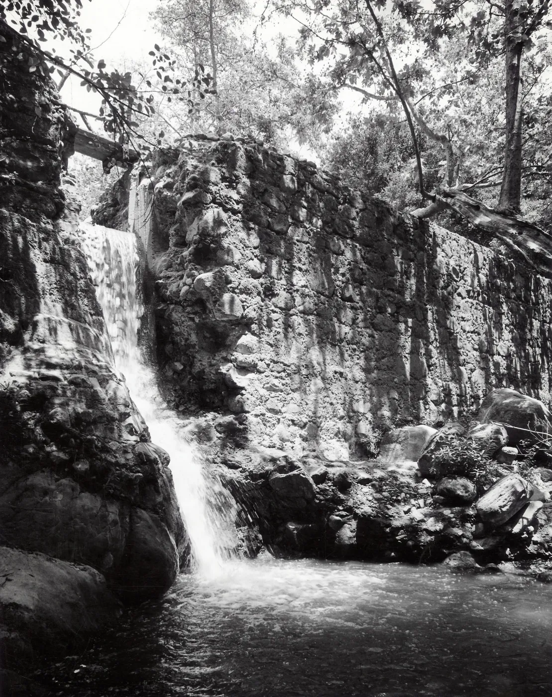 below Mission Dam