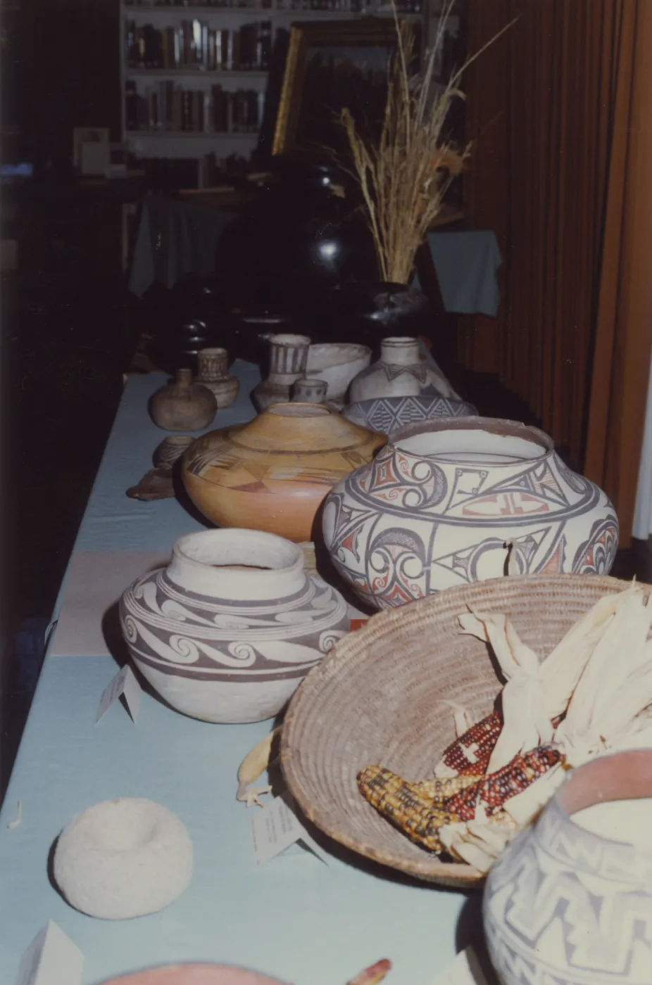 Chumash pottery, Blaksley Library's 50th Anniversary Celebration