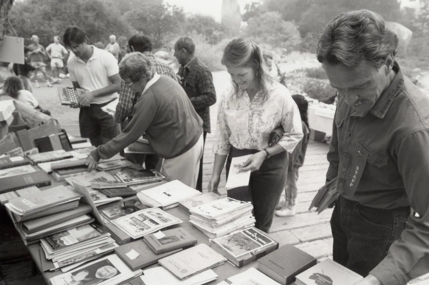 Library Book Sale, 1990