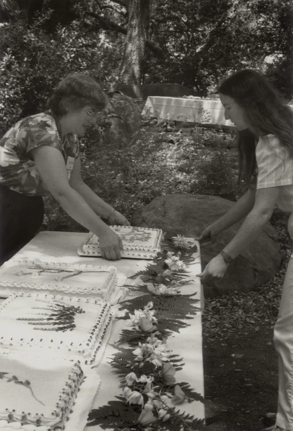 Members Day post-1970, cake table