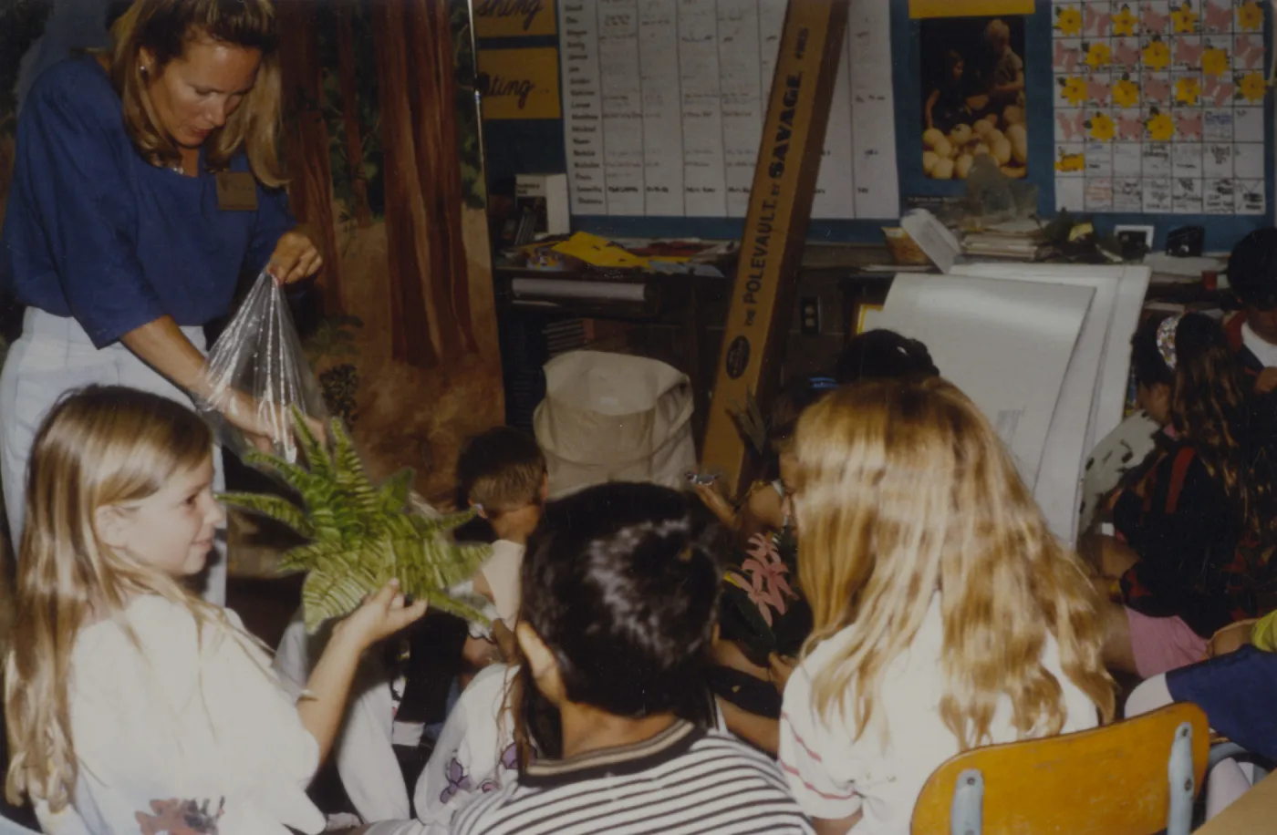 Docent Nancy Abernathy, Happenin' Habitats, Monte Vista School
