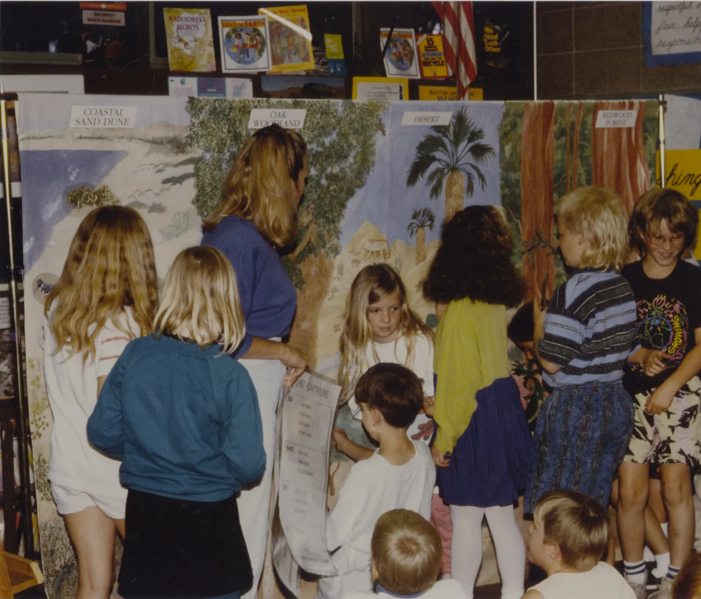 Docent Nancy Abernathy, Happenin' Habitats, Monte Vista School