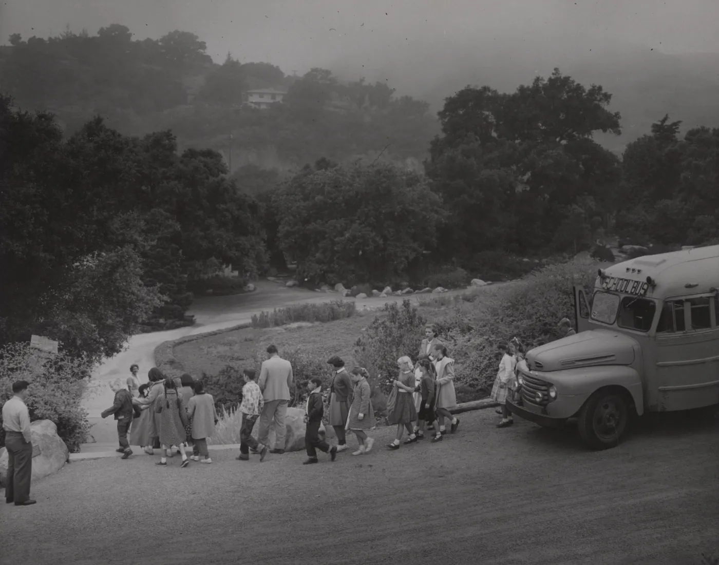 Children in the Garden, Third Grade Mc Kinley School, 1956