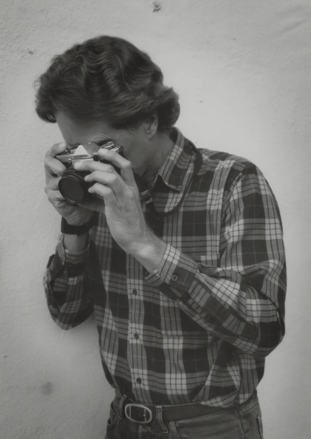 Herbarium Curator Steve Junak taking photographs