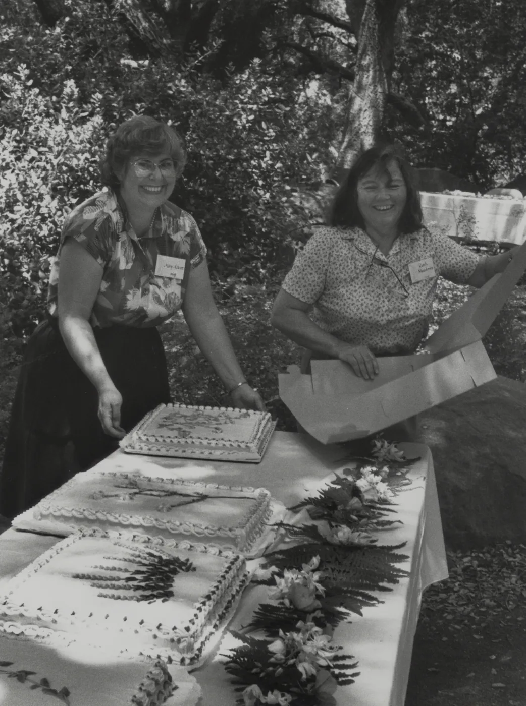 Mary Allcott and Ruth Meadows
