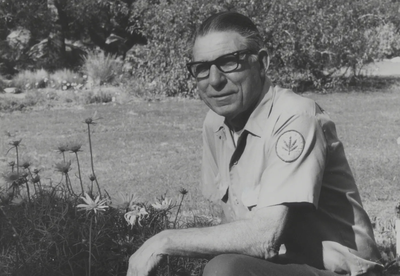 Victor Ceriale at the Botanic Garden