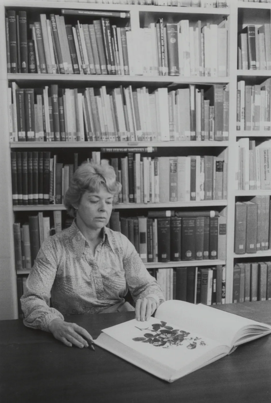 Carolyn Hodina, Garden Librarian, June 1977
