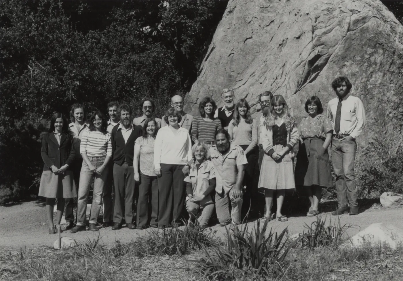 SBBG staff group photo 1981