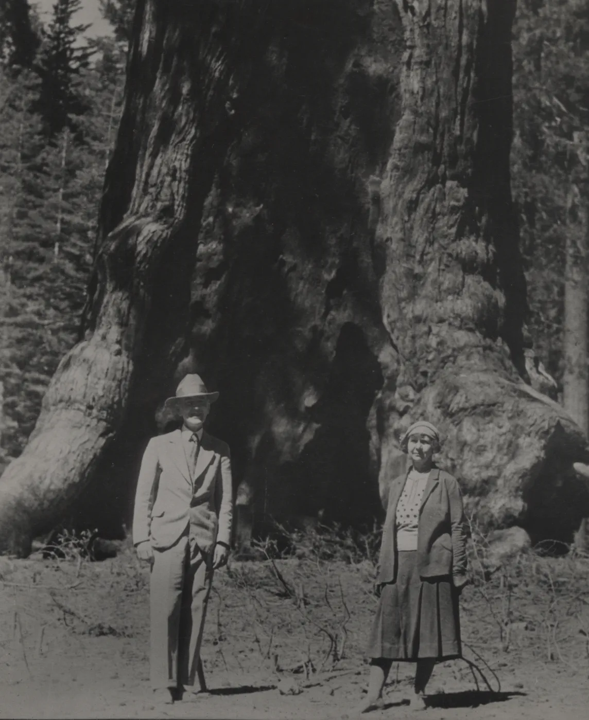 Dr. Frederic and Mrs. Clements in Yosemite 1932