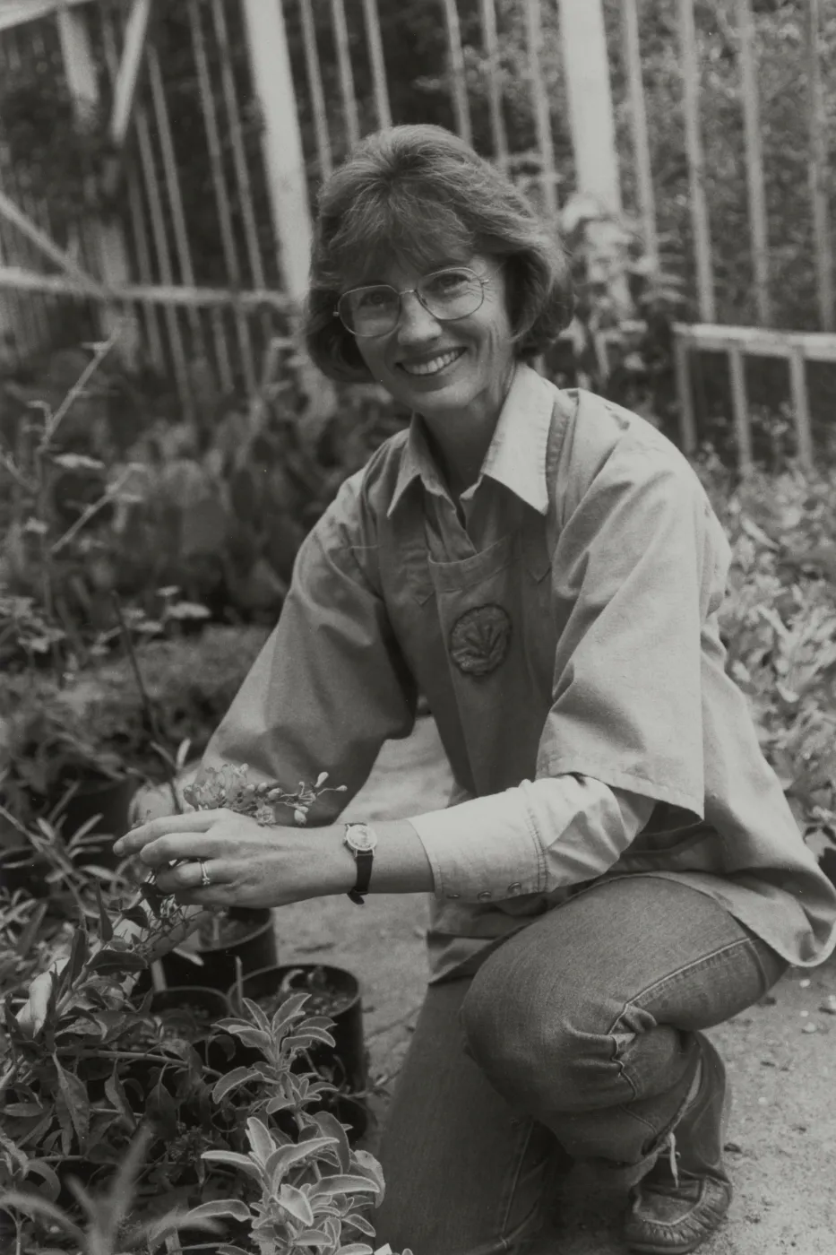 Florence Sanchez, Head of Garden Growers 1982