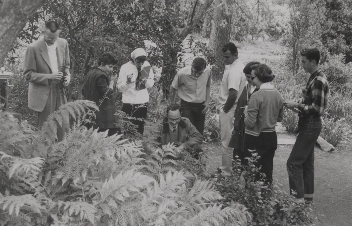 Visitors at Santa Barbara Botanic Garden