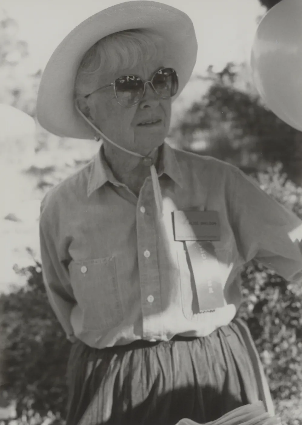 Docent Alice Sheldon