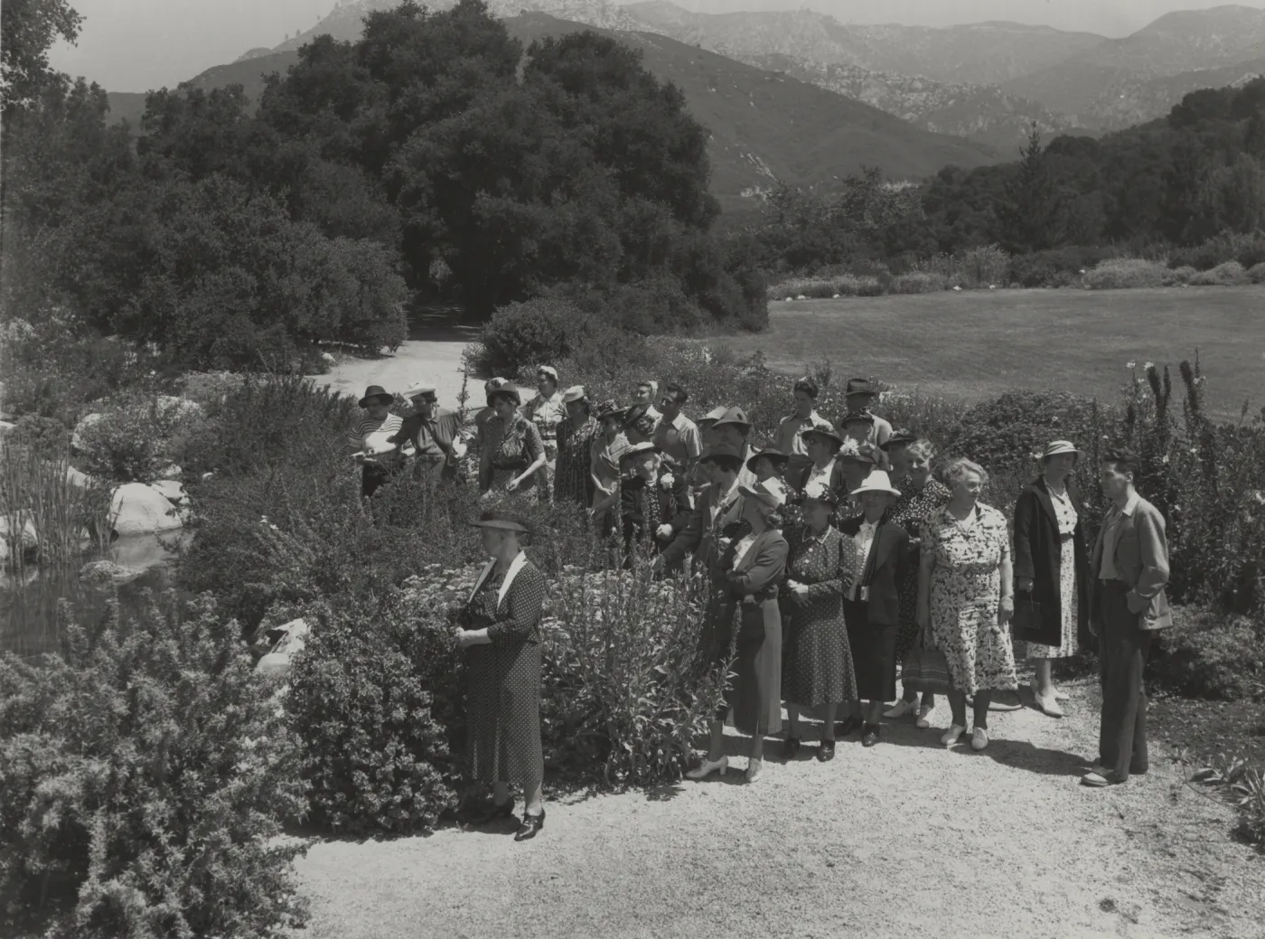 Ladies group visiting the Garden