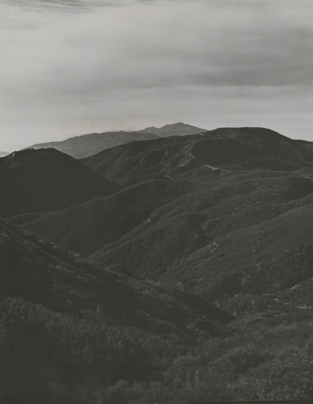 view from Depression Drive, Gibraltar Road, Santa Barbara