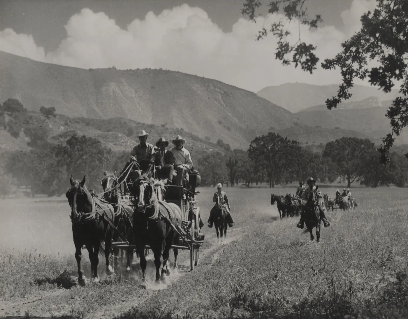 Annual ride of Santa Barbara's Los Rancheros Vistadores