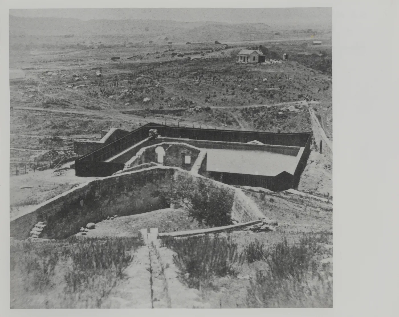 Santa Barbara Mission Waterworks, circa 1870s
