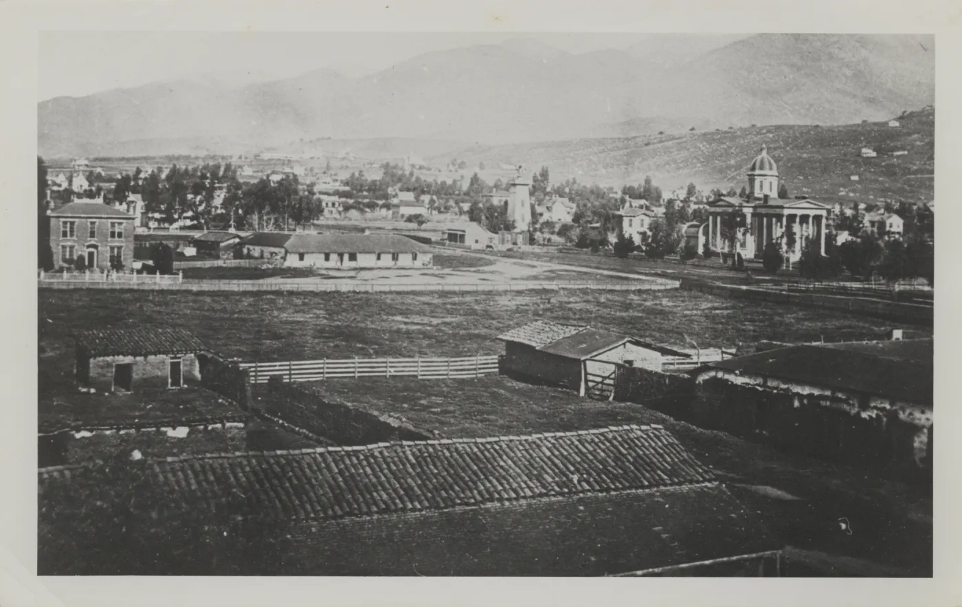 Carrillo Adobe and Santa Barbara Court House, historic