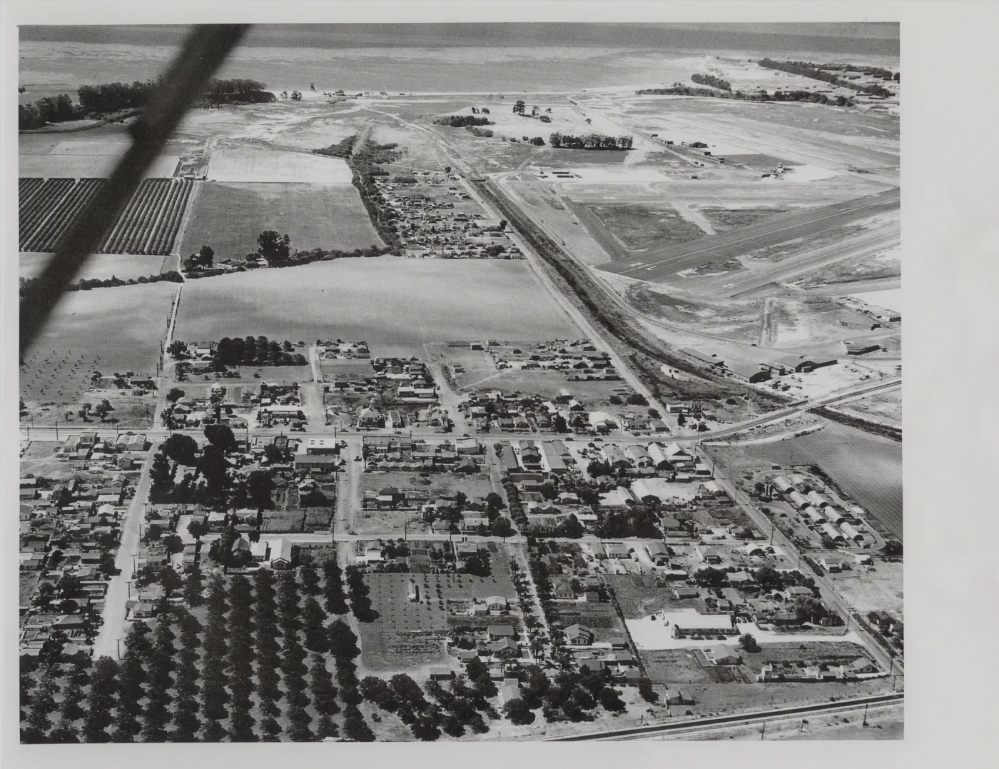 Goleta, from the air, 1930s