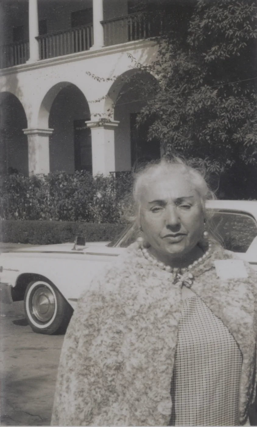 Maria Margelli standiing outside building in Santa Barbara