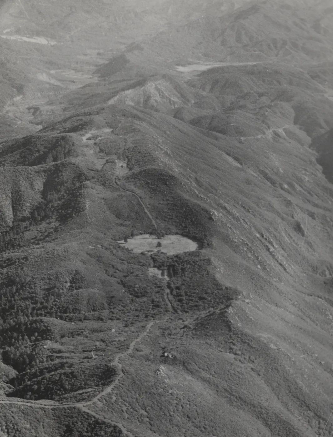 Dry Lakes Ridge, aerial view