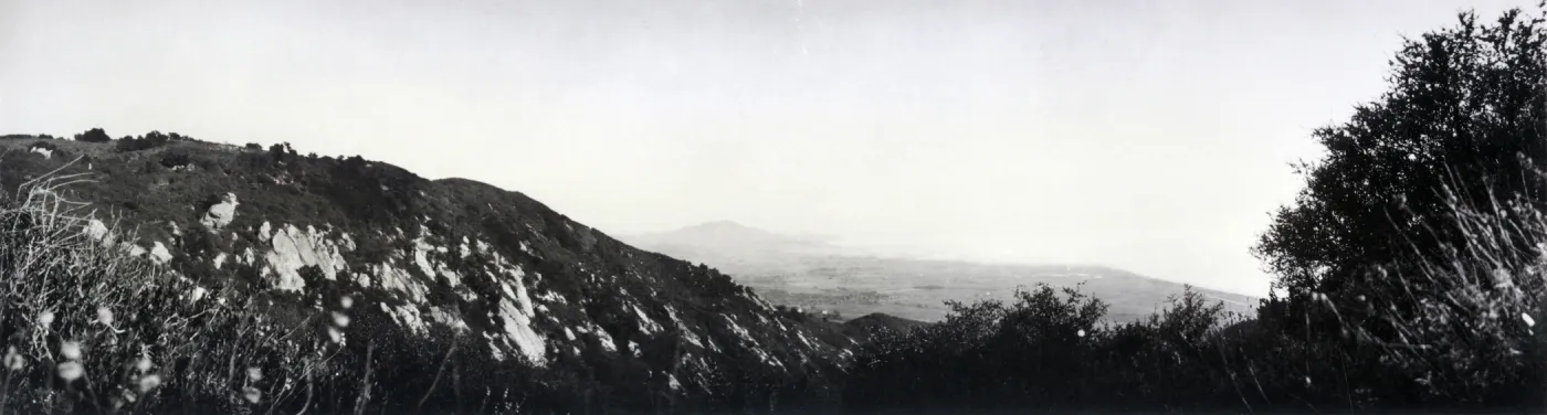 Historic photo of Hay Hill, coastal view toward Carpinteria