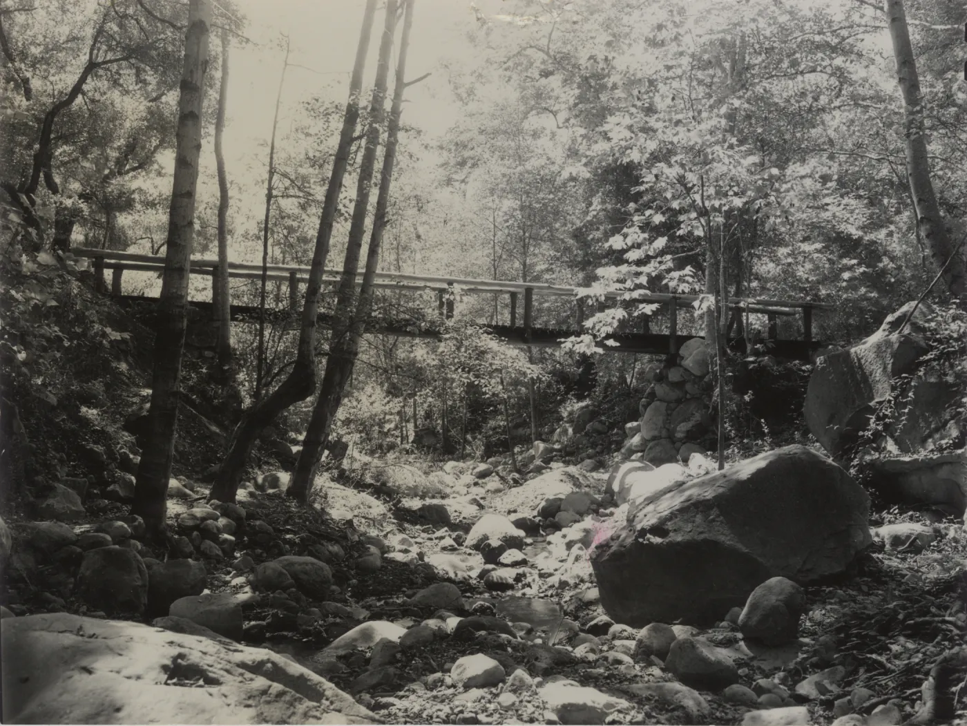 Campbell Bridge span across Mission Creek