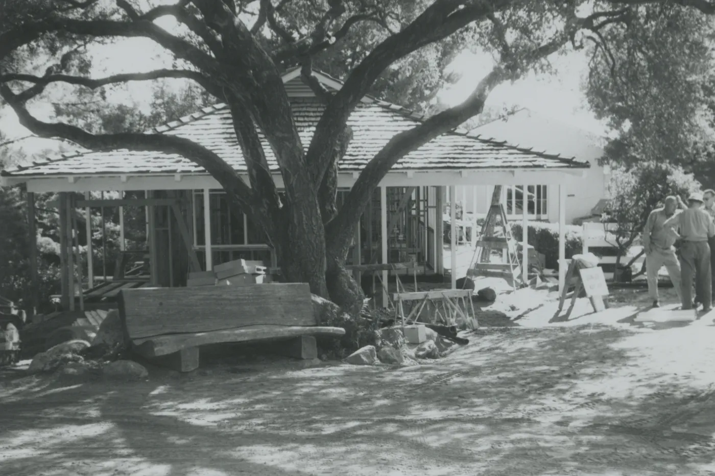 North Wing construction