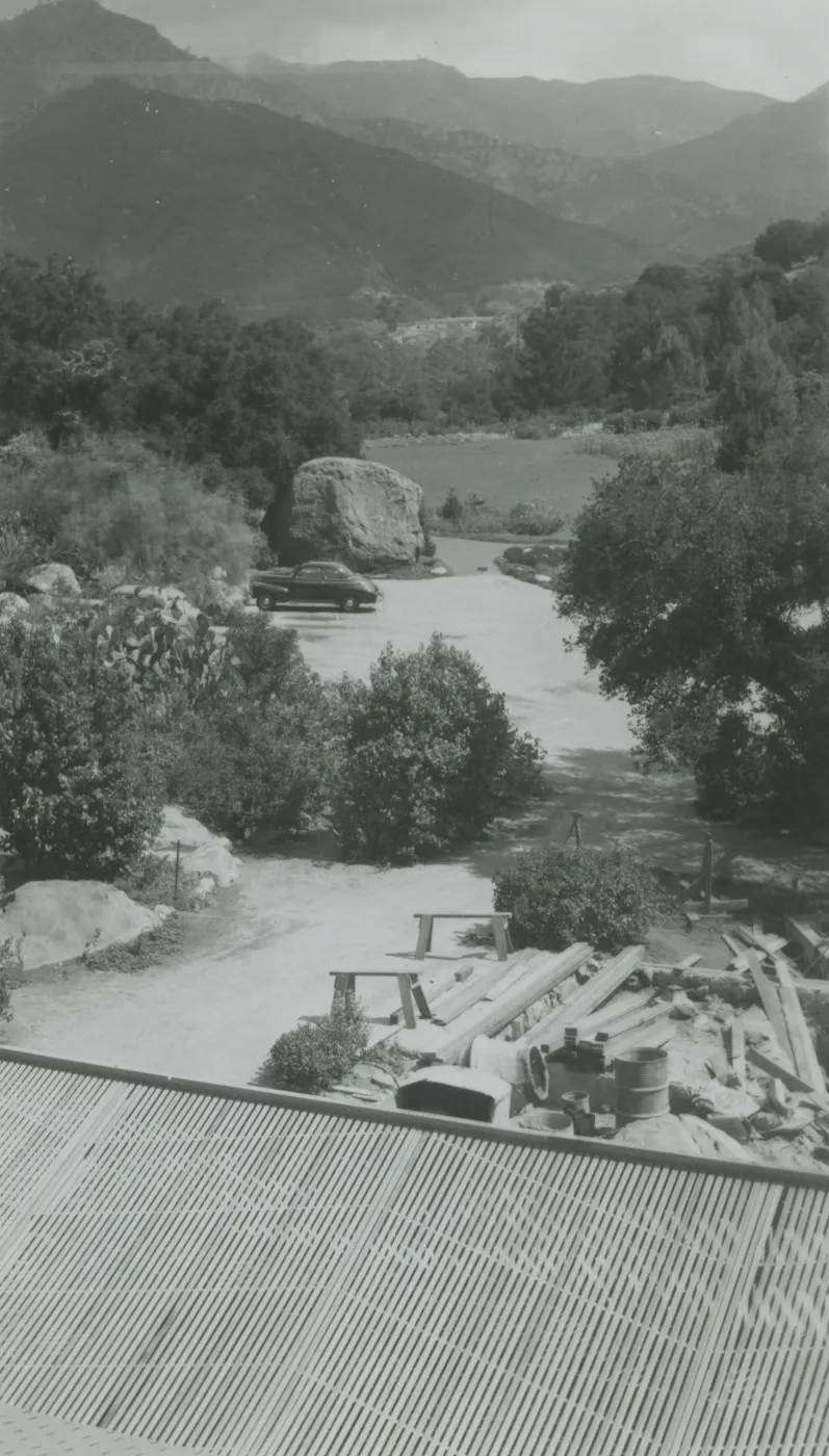 mountain view from the top of the Blaksley Library