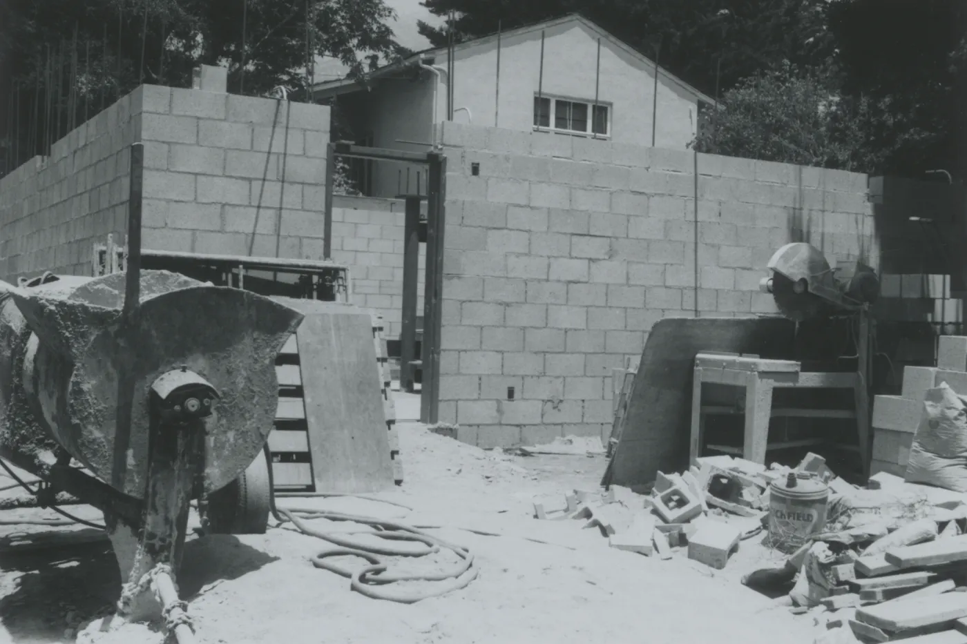 Herbarium construction from south end